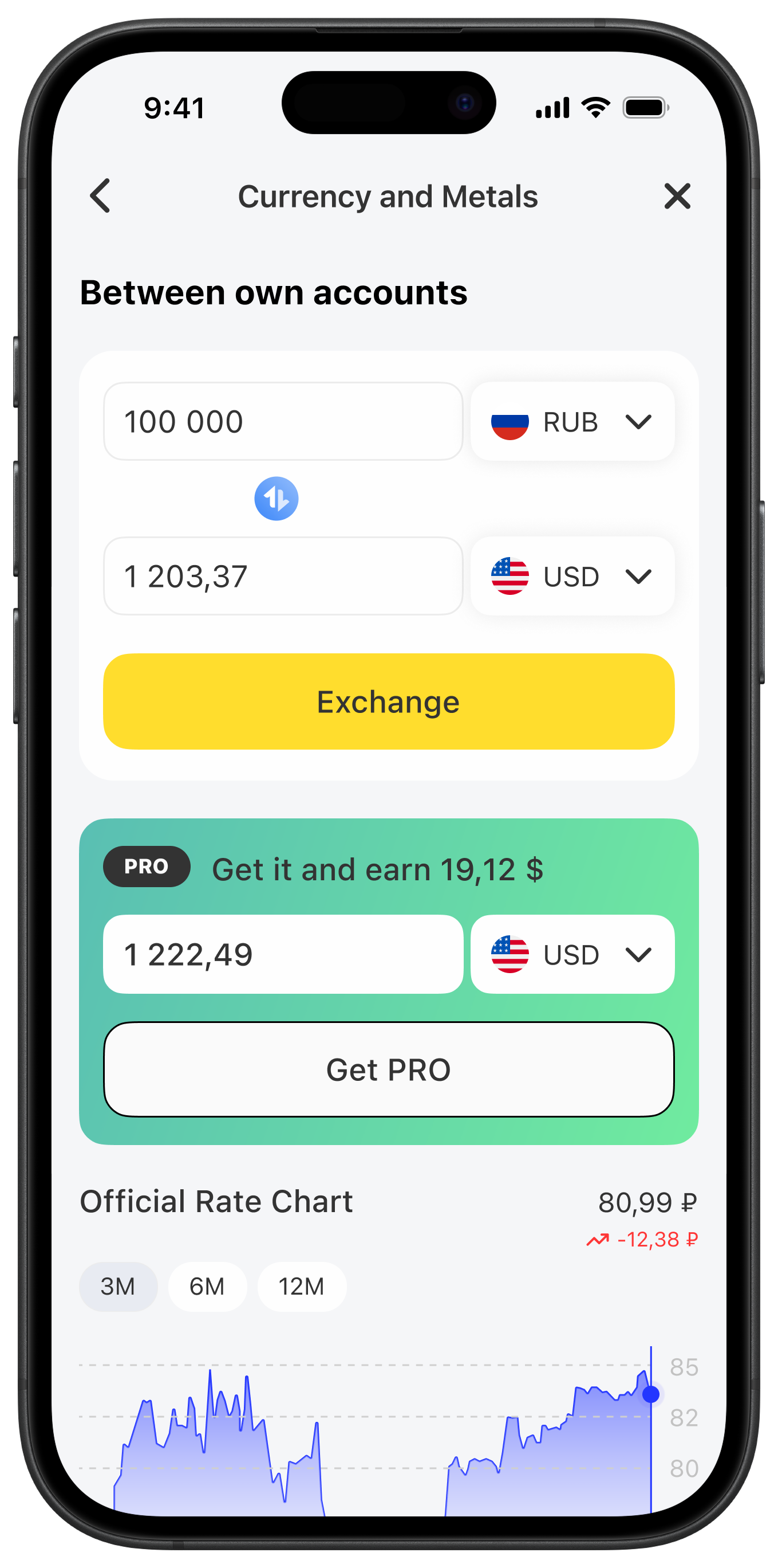 Exchange Rate Redesign preview